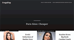 Desktop Screenshot of frugalfap.com